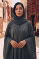 charcoal grey abaya