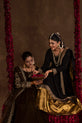 chocolate-brown Pakistani Party Wear Dresses