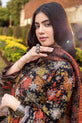dark floral cotton suit