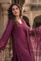 deep plum and berry readymade Pakistani cotton suit
