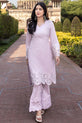 lilac cotton suit