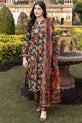 readymade cotton suit with chiffon dupatta