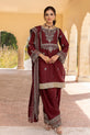 readymade maroon luxury dress