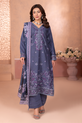 slate Grey Pakistani Party Wear Dress