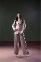 soft pink silk western Outfit