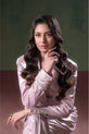 soft pink western dress for women