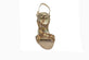 Golden Color Formal Sandals-RS13 - Rang Jah